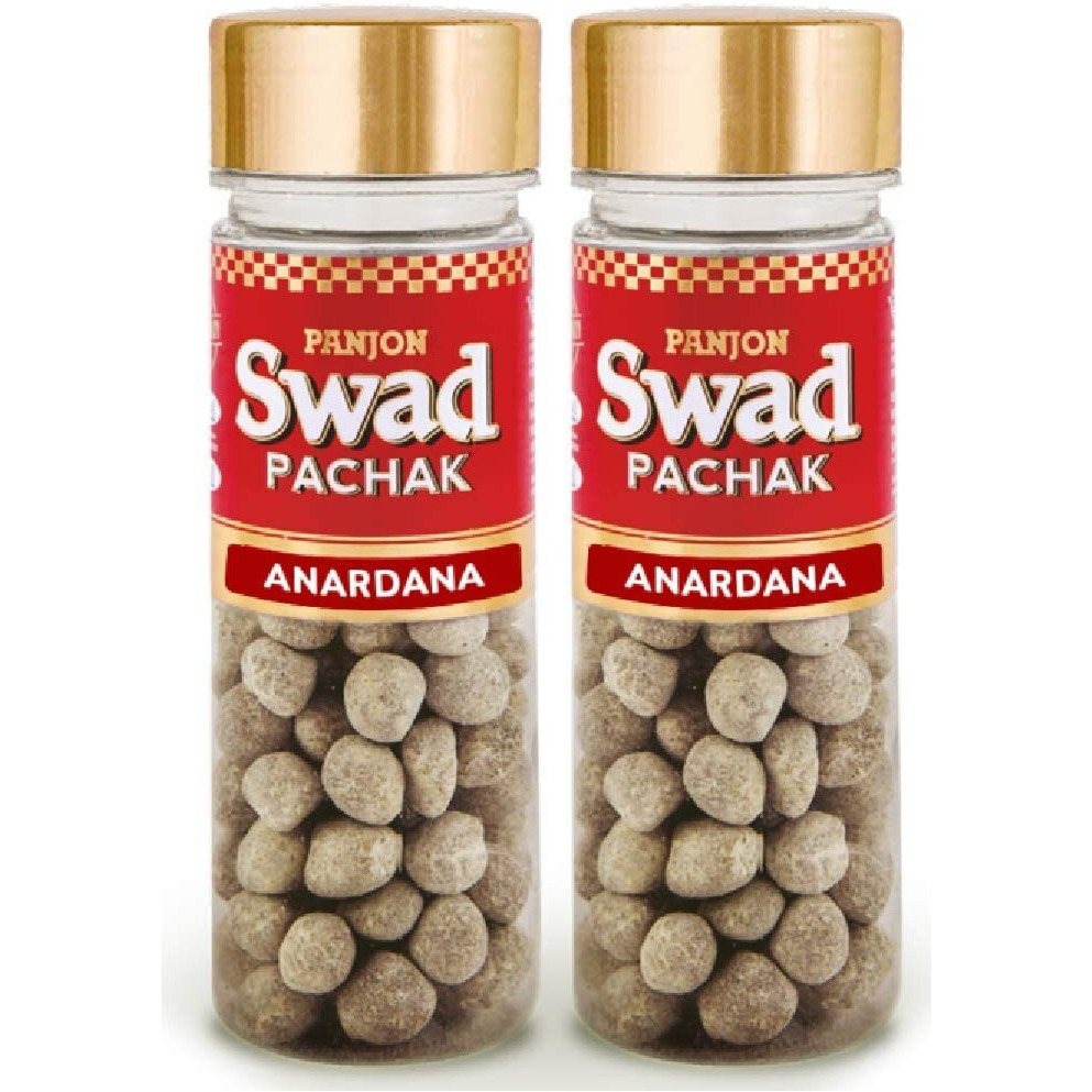 Panjon Swad Shahi Anardana Goli Mukhwas (Pack Of 2 X 130 Grams) | Digestive Mouth Freshener | Hygienically Packed Traditional Pachak | Tasty Mouthfresheners | After-Meal Snack | Dry Mukhwas.