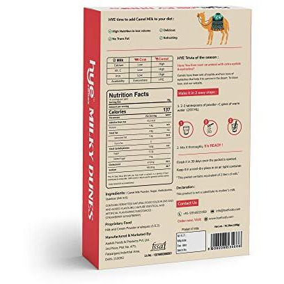 HYE FOODS Milky Dunes Strawberry Camel Milk Powder | 300gms