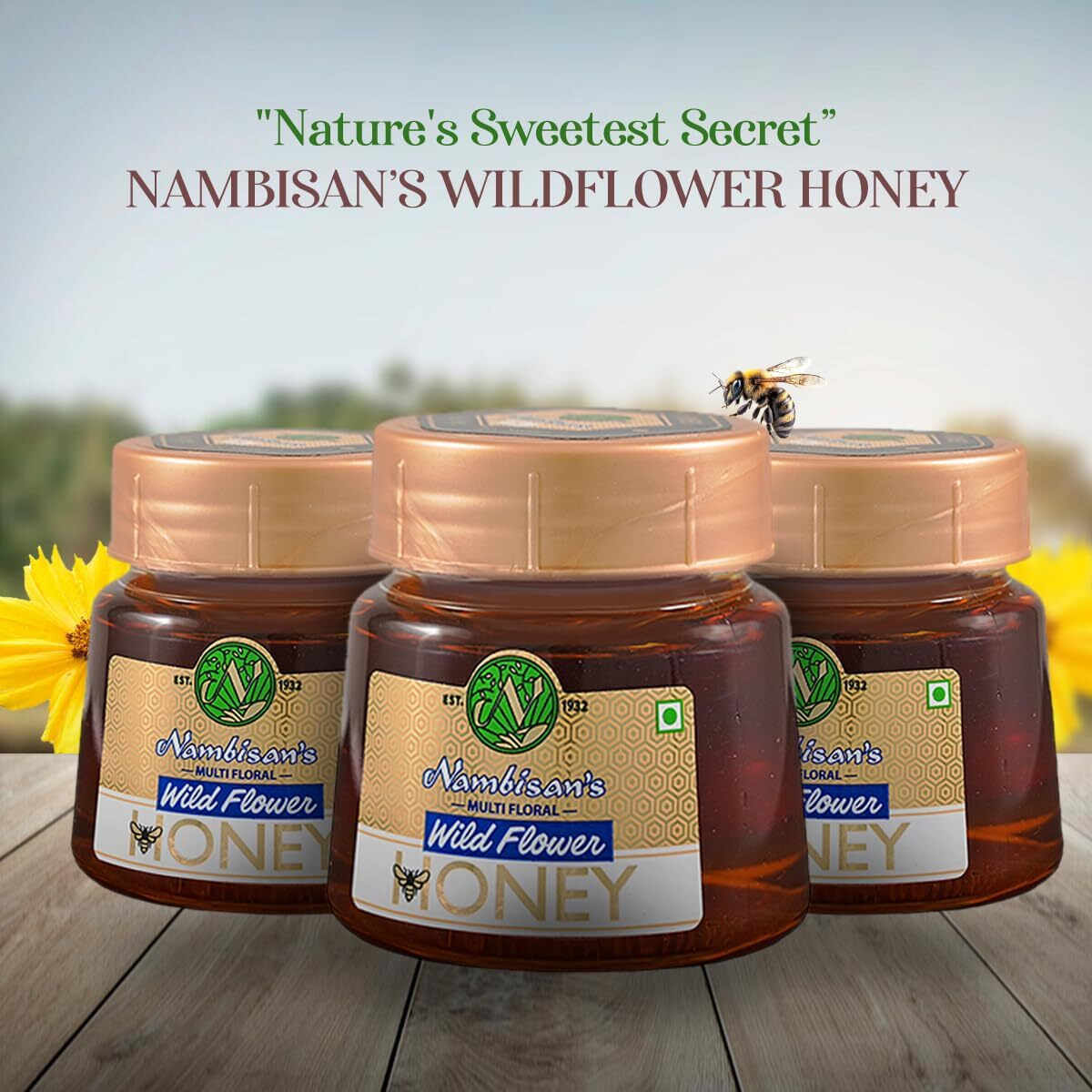 Nambisans Wildflower Honey 250 g Jar