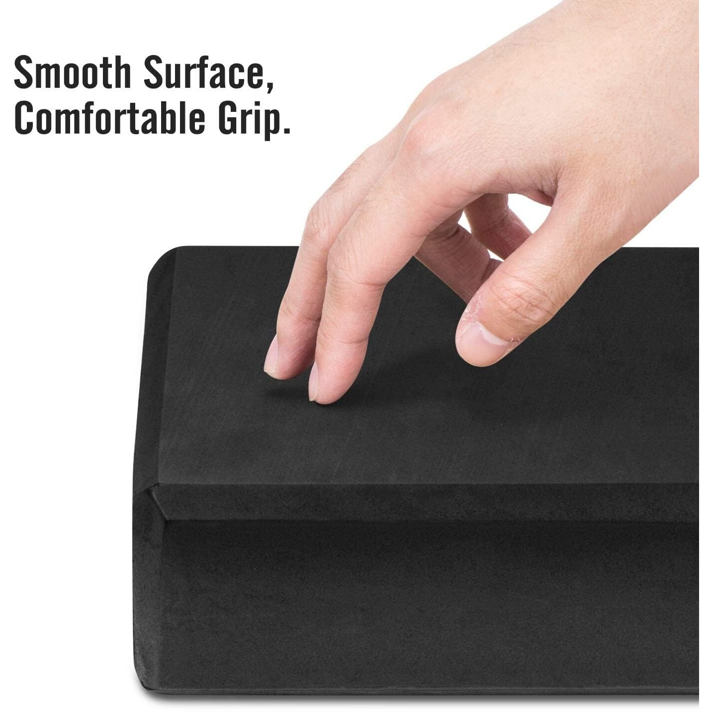 Gaiam Essentials Yoga Block (Set Of 2) - Supportive Latex-Free Eva Foam Soft Non-Slip Surface For Yoga, Pilates, Meditation, Deep Purple