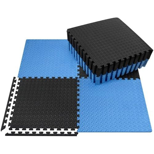 SIGNATRON Exercise Mat Puzzle Gym Mat Interlocking Foam Mats EVA Foam Floor Tiles with Protective Flooring for Gym Equipment Workouts