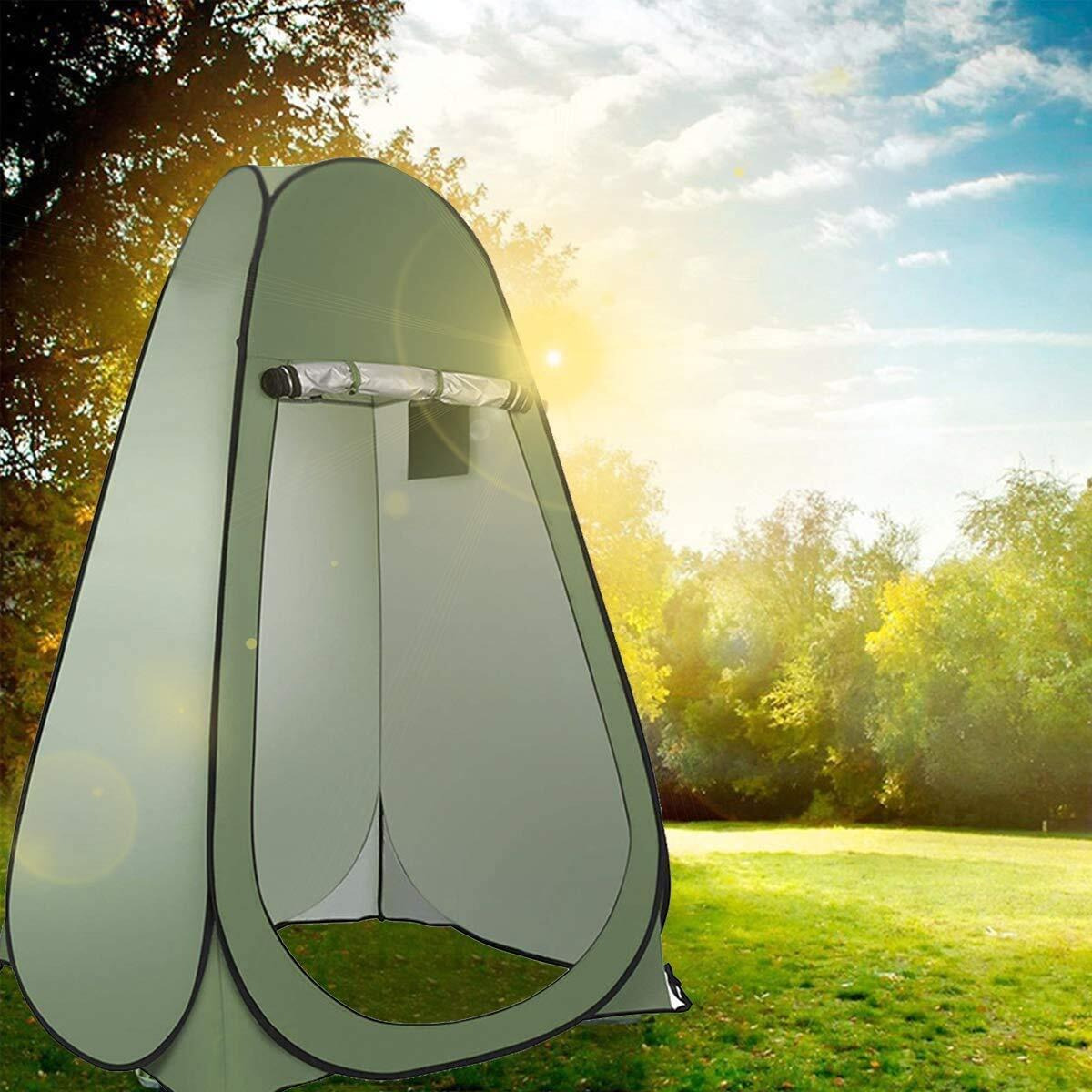 Gnanex Pop up Portable Foldable Privacy Cloth changing Dressing Waterproof Toilet Bathroom Dome Tent for Outdoor Hickling picnic(190 x 120 x 120 cm)