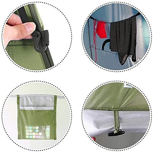 Gnanex Pop up Portable Foldable Privacy Cloth changing Dressing Waterproof Toilet Bathroom Dome Tent for Outdoor Hickling picnic(190 x 120 x 120 cm)