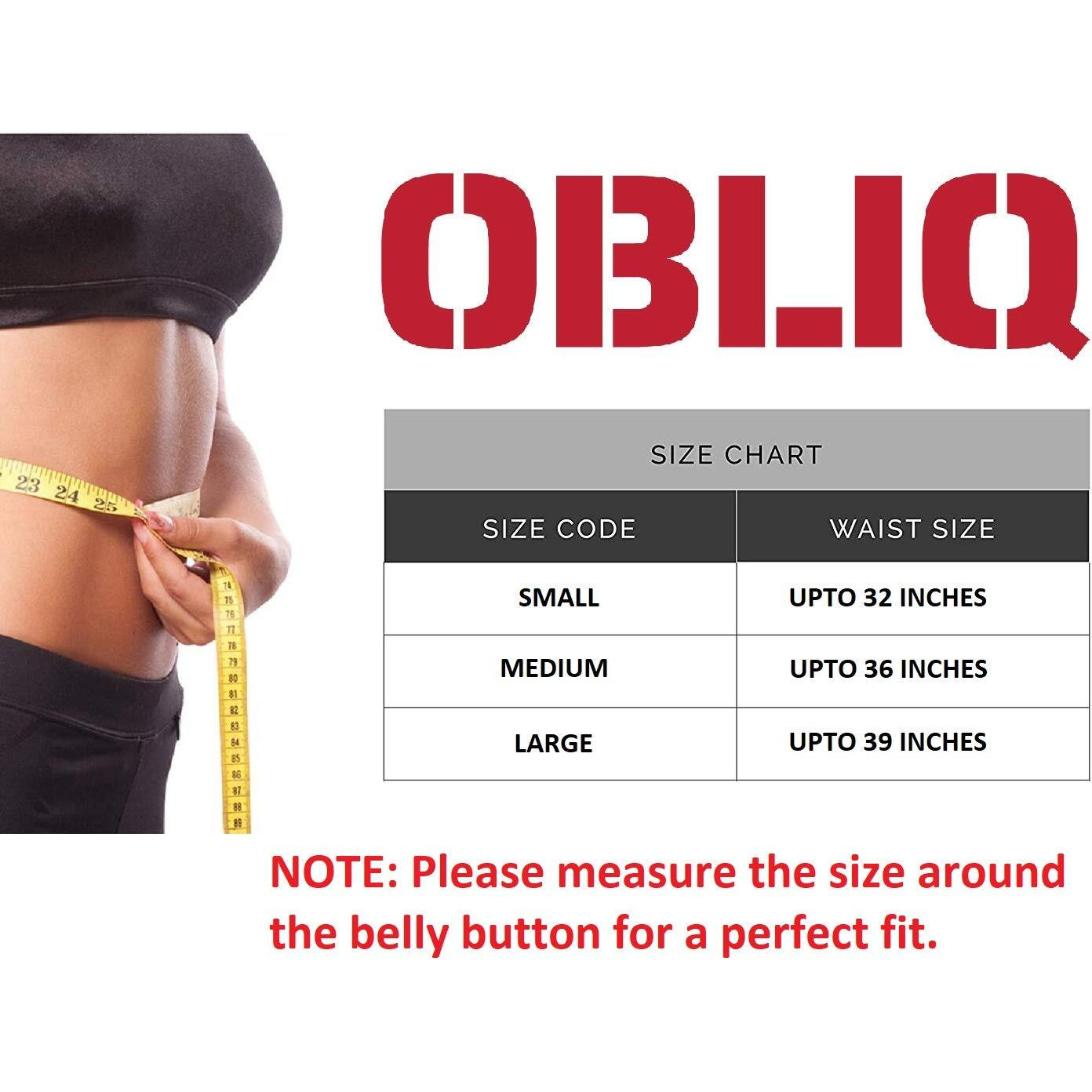 obliq Sweat Slim Belt with Mobile Holder for Men & Women Waist Stomach Shaper Fitness Yoga Wrap Unisex Weight Loss Back Pain Gym Running Travel Tummy Workout (Large (Upto 39 Inches)) Black