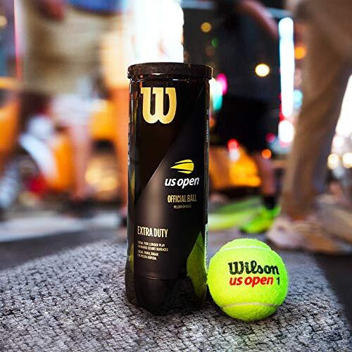 Wilson Synthetic Us Open Xd 1 Can Tennis Ball (Pack of 3), Yellow, 2.57 2.70 Inches (K-Rey-Wtb10620)