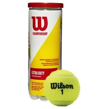 Wilson Champ Xd 1 Can Tennis Ball (Pack of 3) Yellow, rubber & Synthetic