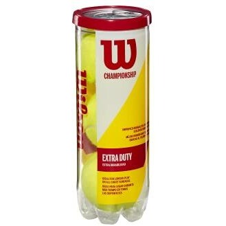 Wilson Champ Xd 1 Can Tennis Ball (Pack of 3) Yellow, rubber & Synthetic