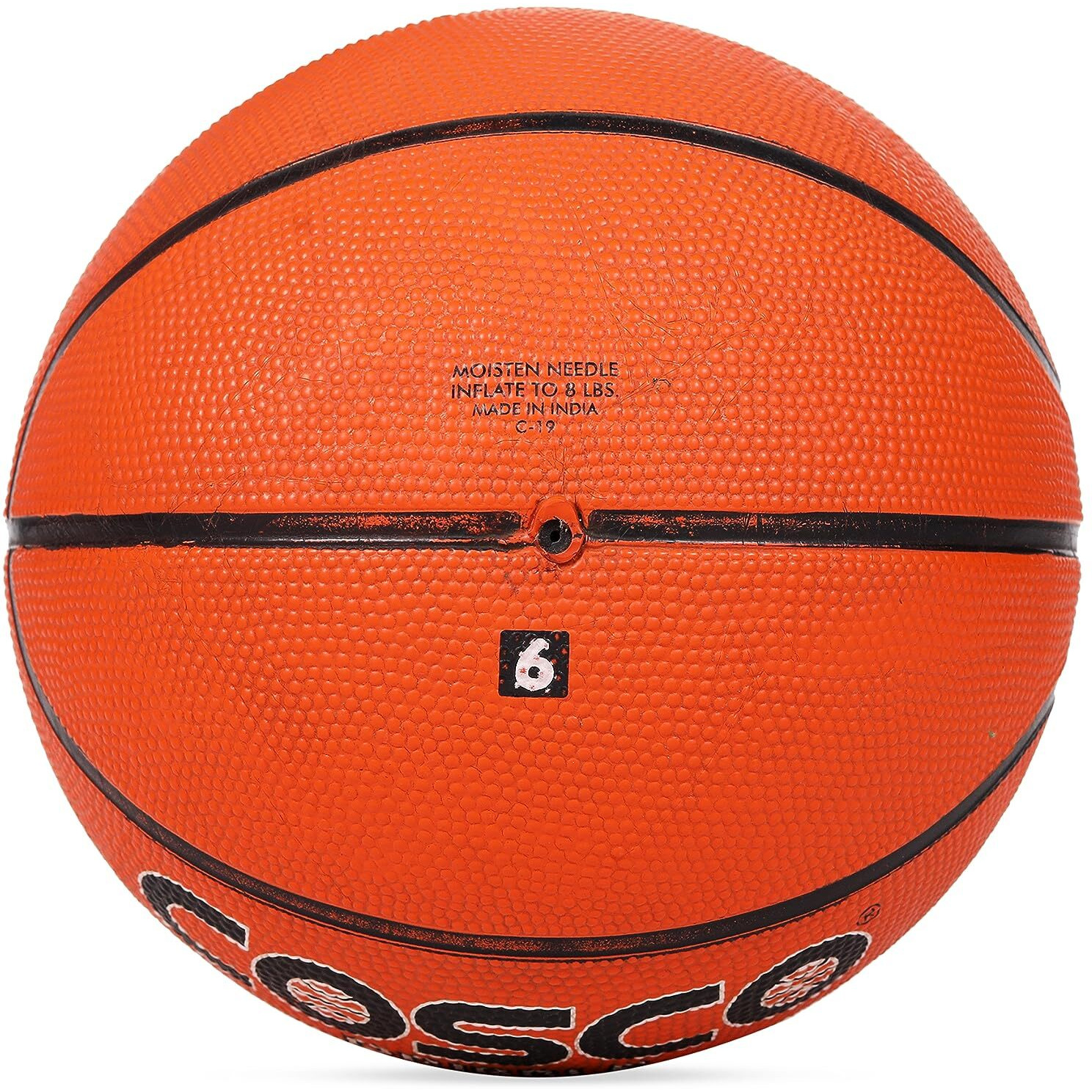 Cosco Nylon Dribble Basketballs, Size 6 (Orange)