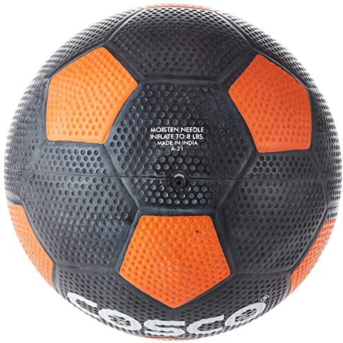 Cosco 14051 Thunder Rubber Football, Size 5, (Multicolour, Soccer)