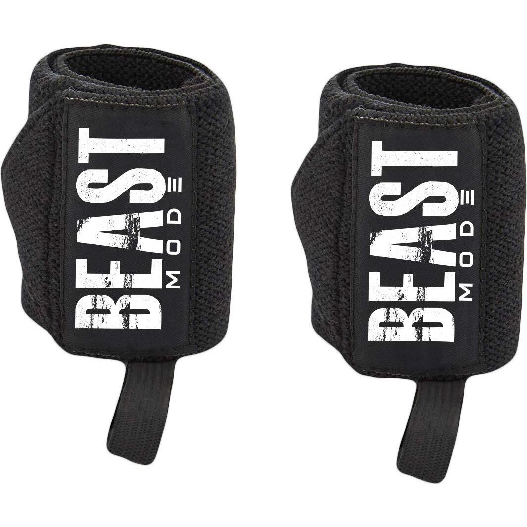 STEIGEN FITNESS Beast Mode Exercise Wrist Wrap Bands, Wrist Support for Gym, Gym Gloves, Wrist Band for Men Gym
