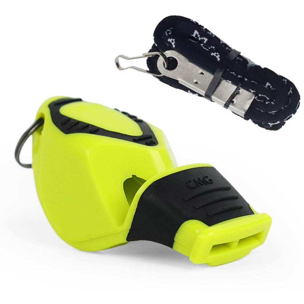 ProberosWhistle for Sports Coach, Sports Whistles with Lanyard, High Pitch whistle, Whistle for Coach, Football Coach, Boxing Referee, Gym Teacher (yellow)