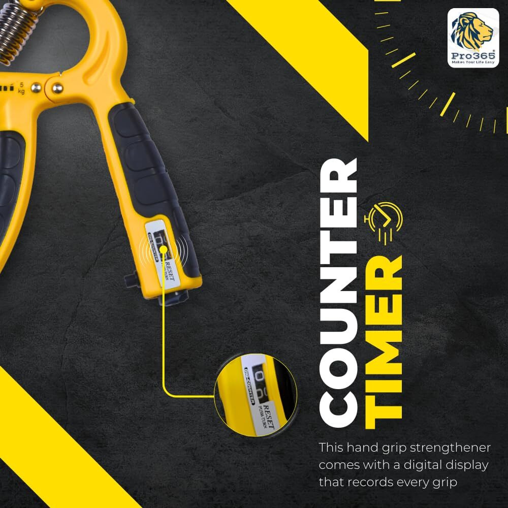 PRO365 Tummy Trimmer Exerciser With Counter Hand Gripper/Flat Pedal For Extra Support/Sit Up Equipment/Sport Fitness/Leg Exerciser/Home Gym Equipment