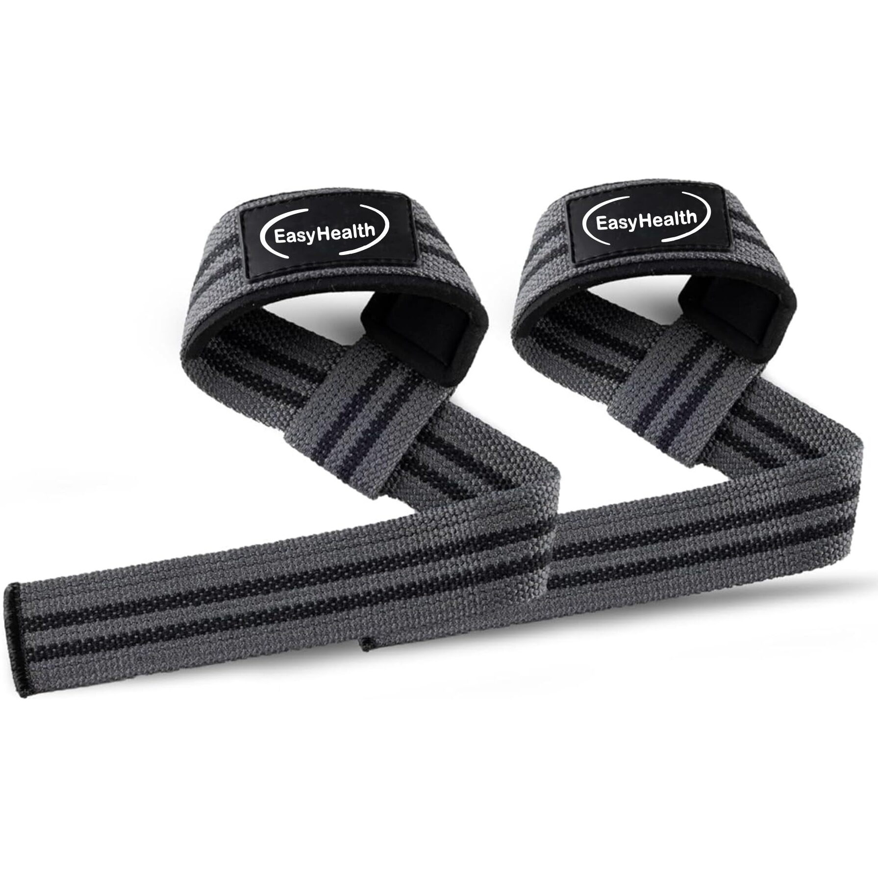 EasyHealth liftings Straps Gym Straps Deadlift Straps For Gym Weight Lifting Wrist Straps For Gym Men Wrist Supporter For gym, 25 Inch Long I Soft Padding I Heavy Duty