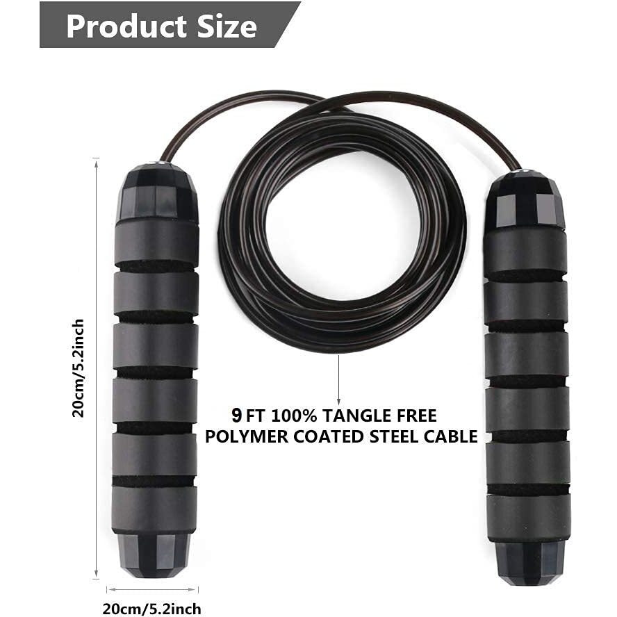 Skipping Rope With Adjustable Height for Women and Men Jumping Rope for Kids Sports Fitness Speed Skipping Rope, Girls Gym Rassi Jumping Men for Exercise, Jump Rope