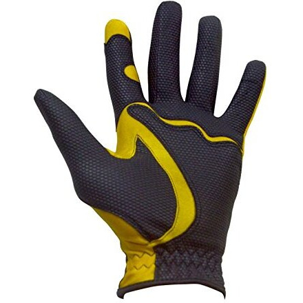 Fit39 EX Golf Glove (Medium, Black Gold), M