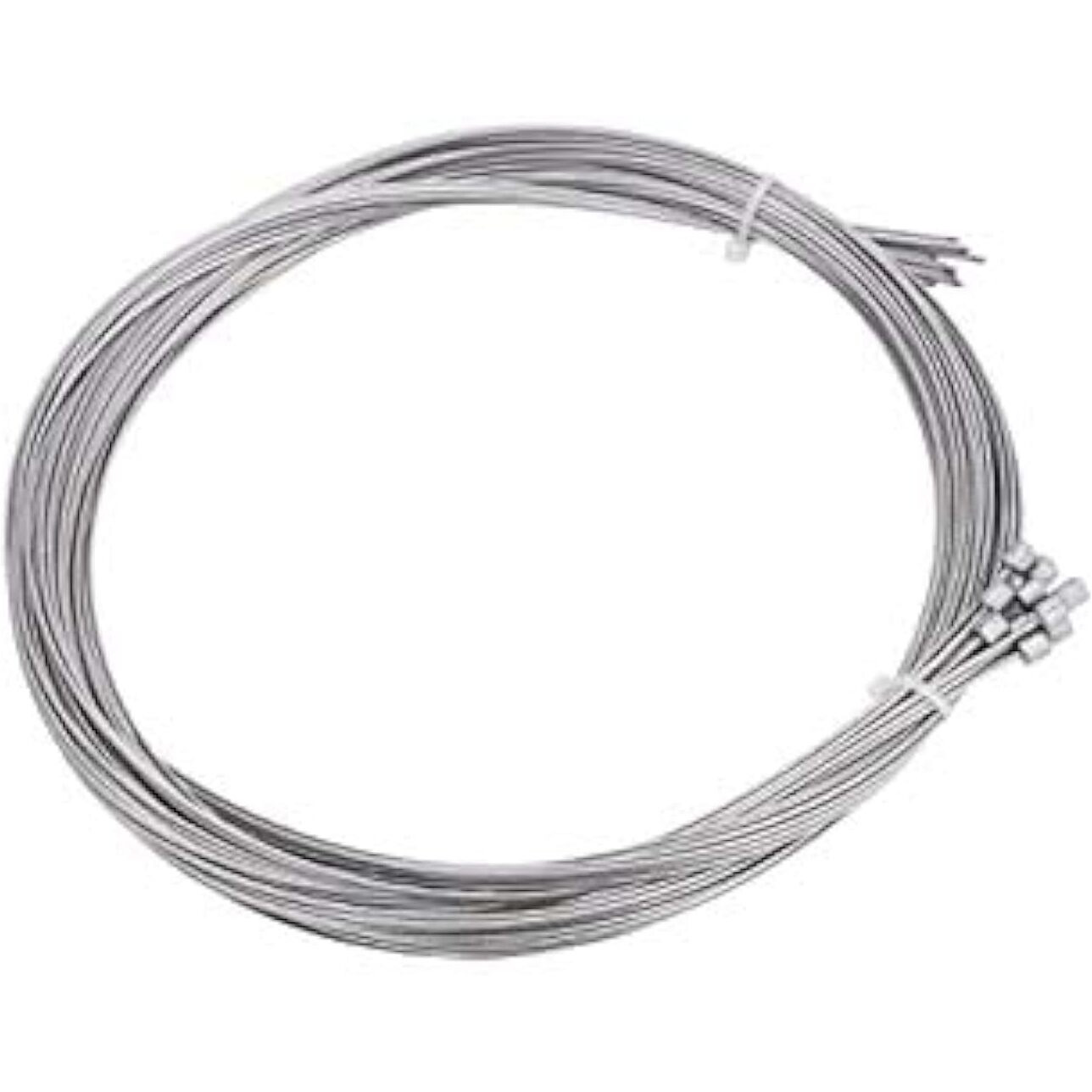 AANIJ  Bicycle Shift Cable, Bicycle Replaceable Inner Derailleur Wire Shifter Cable (Set of 5 Pieces), Grey