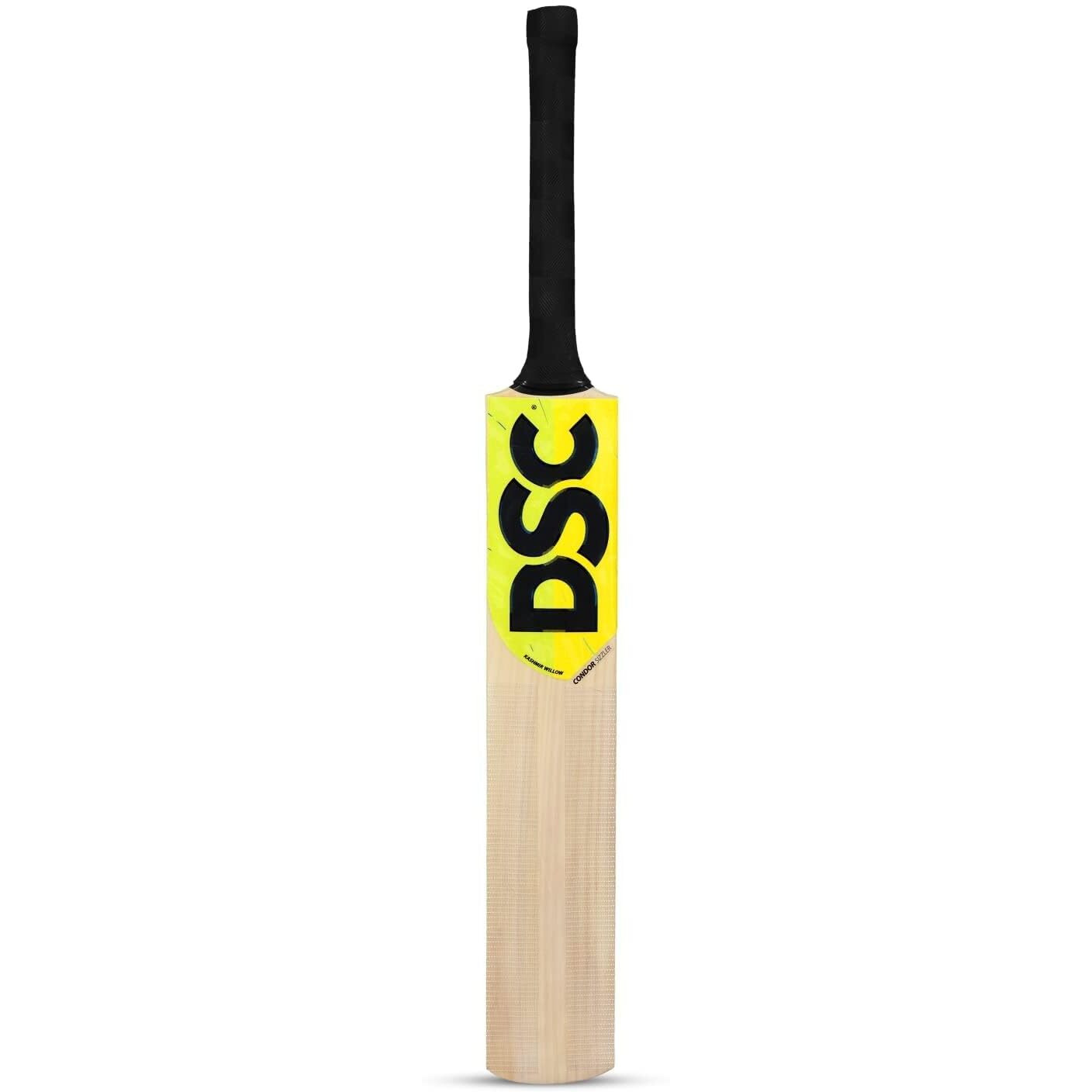 DSC Condor Sizzler Kashmir Willow Cricket Bat ( Size Short Handle, Ball_ type  Leather Ball, Playing Style  All-Round )