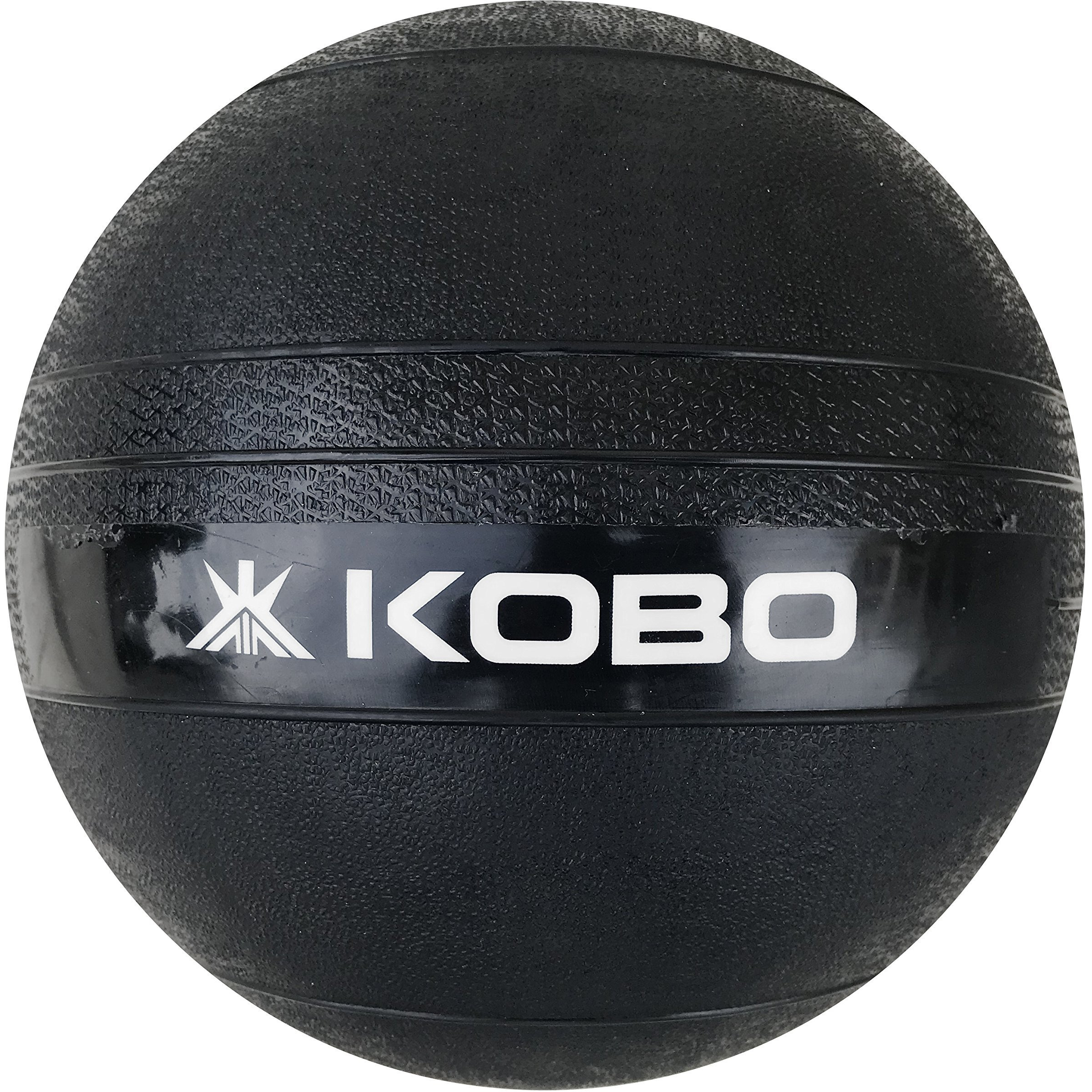Kobo Slam Ball 6 Kg (Dead Bounce)- Classic, Strength & Conditioning Cross Training WODs, Plyometric & Core Training, Squats, Lunges, Wall Exercises (Imported), Black