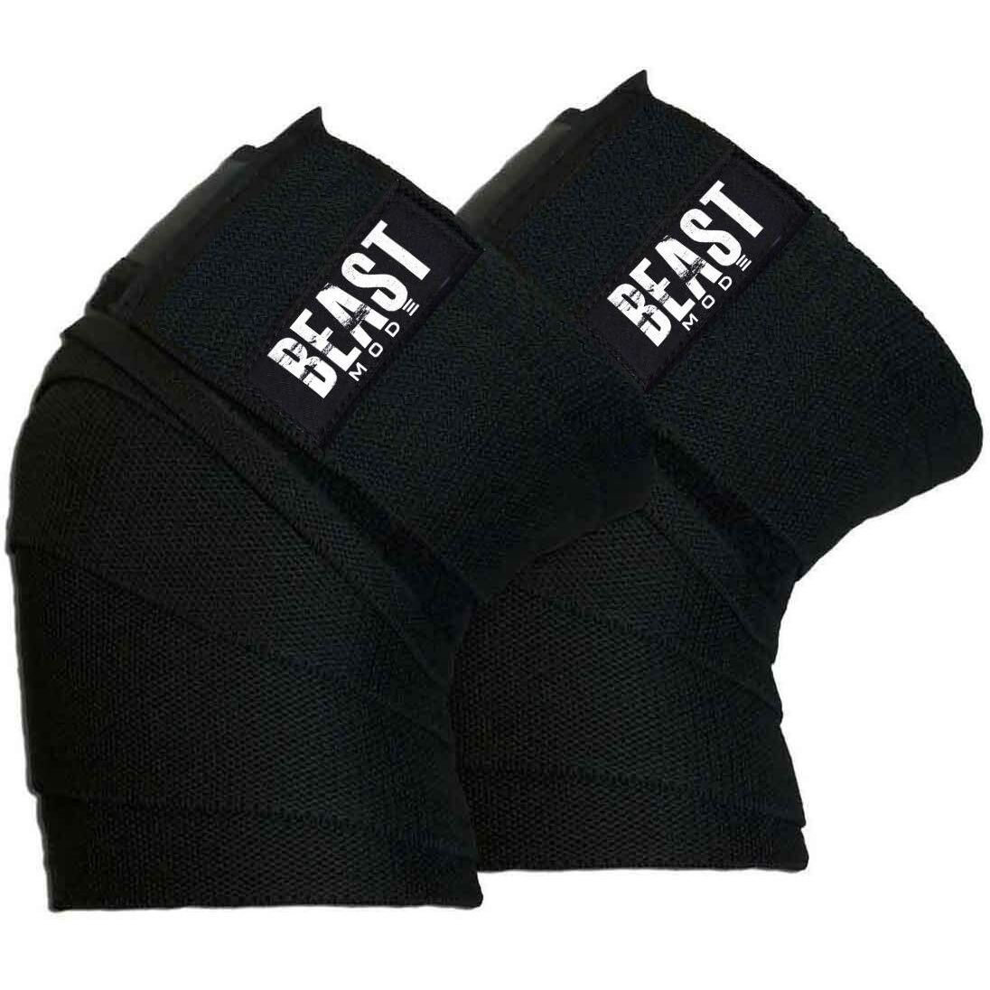 STEIGEN FITNESS-SF Polyester Weight Lifting Knee Support Wraps For Squats,Gym, Weight Lifting, Cross Fit, Gym Workout,Free Size