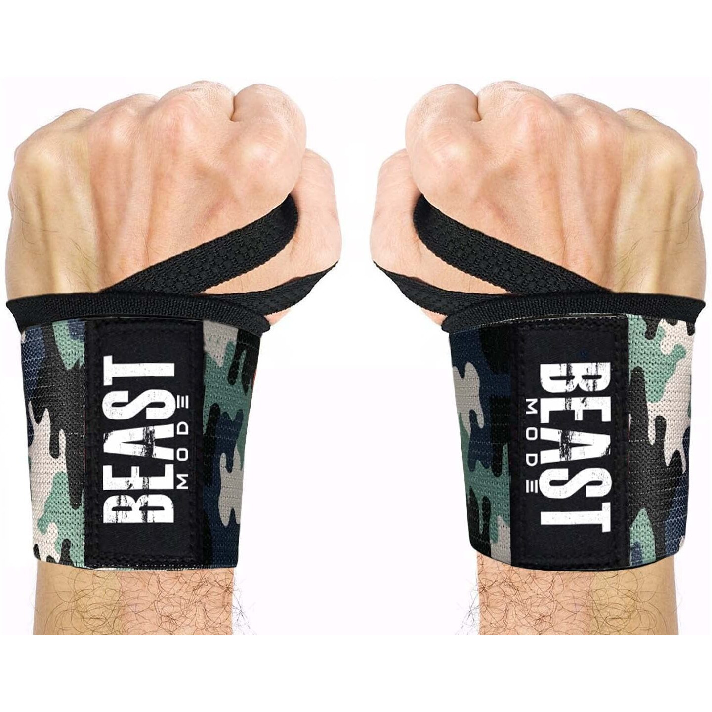 Beast Mode Sports Wrist Band for Gym Workout,Wrist Wraps,Wrist Support for Men by STEIGEN FITNESS-SF
