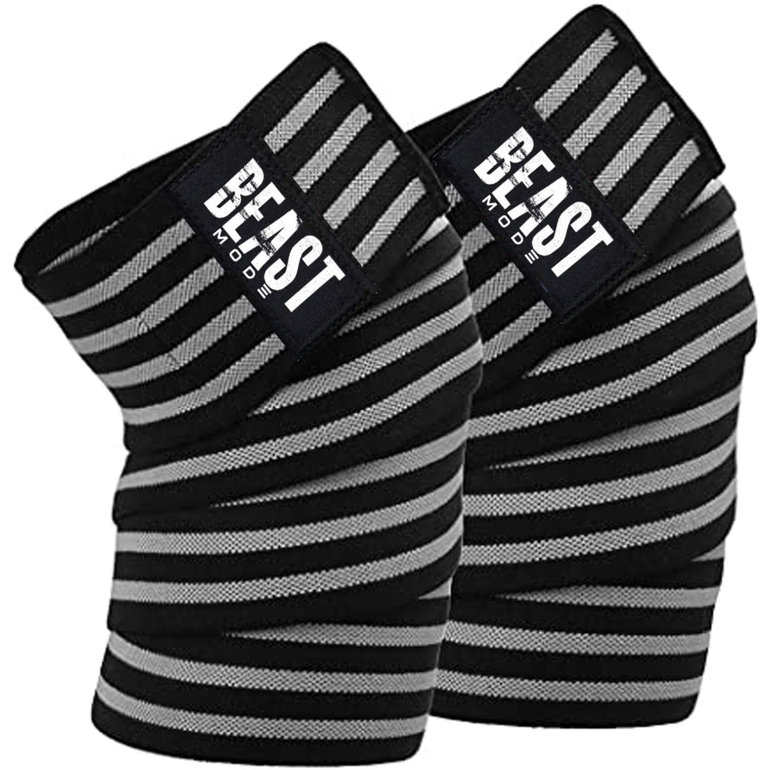 STEIGEN FITNESS-SF Weight Lifting Knee Support Wraps for Squats,Gym, Weight Lifting, Cross fit, Gym Workout