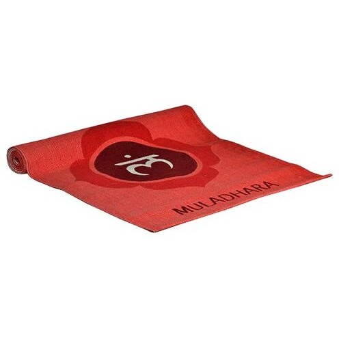 Kaivalyadhama Muladhara Chakra Cotton Yoga Mat Non Slip Natural 4mm | Yoga Mat for Women and Men | Cotton Yoga Mat | Yoga Mat | Yoga Mat for Men | Exercise Mat for Home Workout, Outdoors, Yoga, Fitness, Eco Friendly Non Slip Anti Skid Gym Workout Yoga Mat for Women 4mm Thick Meditation and Exercise Cotton Yoga Mat