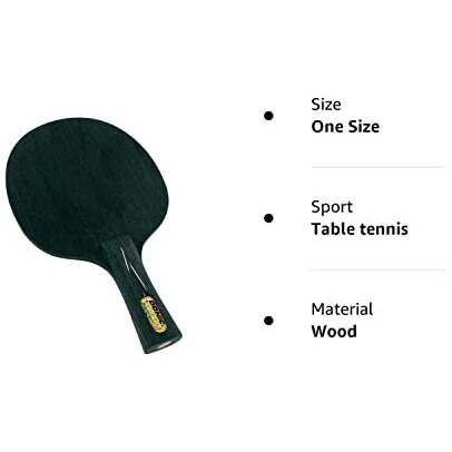 DONIC Waldner Black Devil Concave Wooden Table Tennis Racket Blade