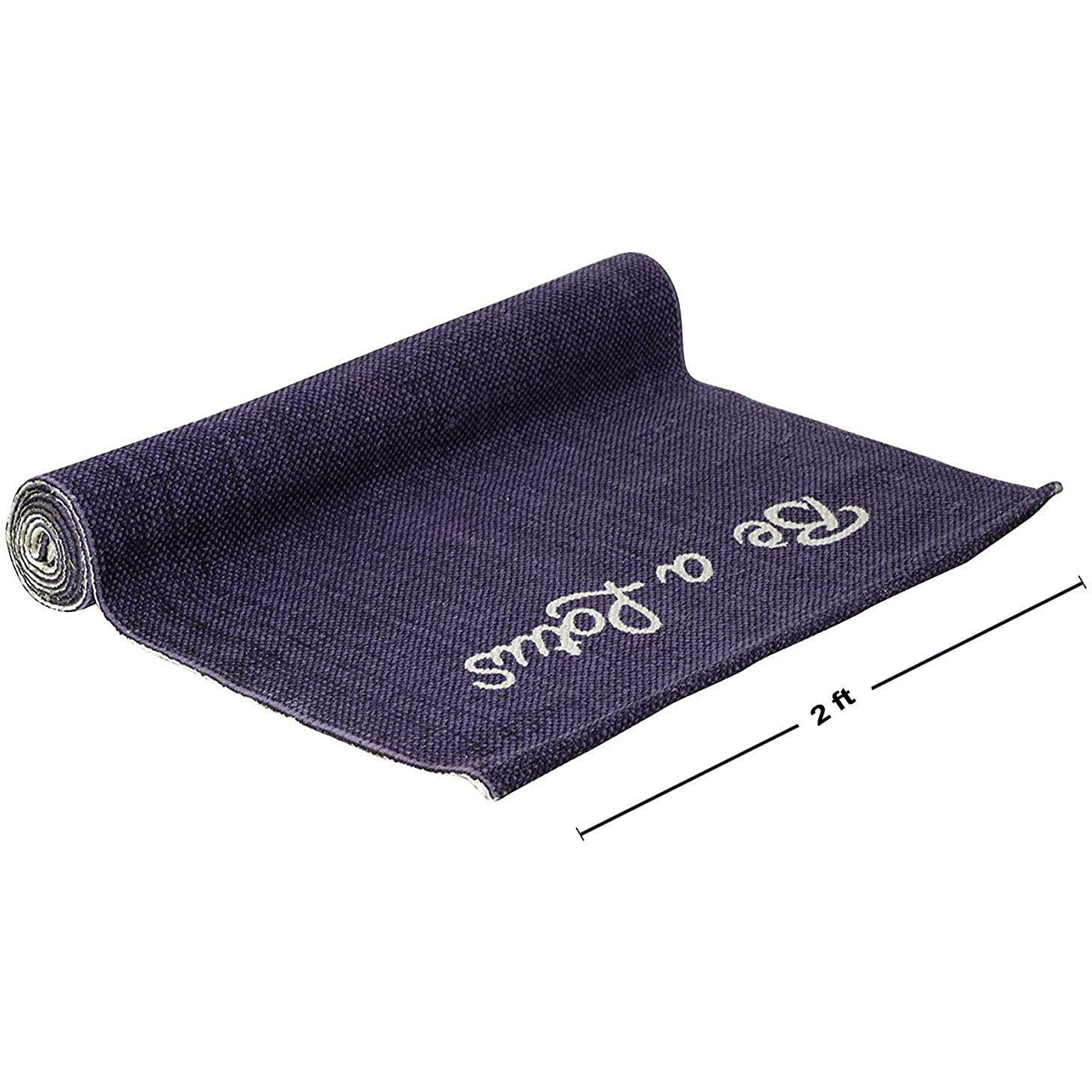 Lotus Cotton Yoga Mat Non Slip Washable Natural 4mm | Yoga Mat for Women and Men | Cotton Yoga Mat | Yoga Mat | Yoga Mat for Men | Exercise Mat for Home Workout, Outdoors, Yoga, Fitness Eco Friendly Non Slip Anti Skid Gym Workout Yoga Mat for Women 4mm Thick Meditation and Exercise Cotton Yoga Mat