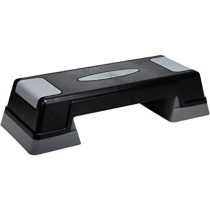 Dolphy 29  Aerobic Stepper for Exercise Step Up Exercise Platform with Removable Raisers Adjust 5 -7 -9 ,Workout Stepper