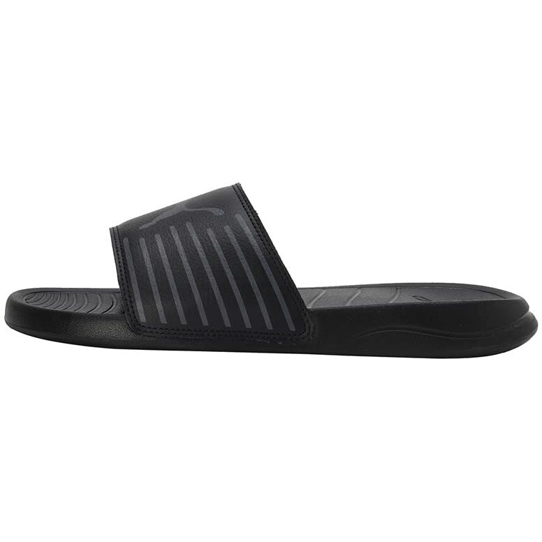 Puma unisex-adult Geo Black-Cool Dark Gray Slide Sandal - 7 UK (39453801)