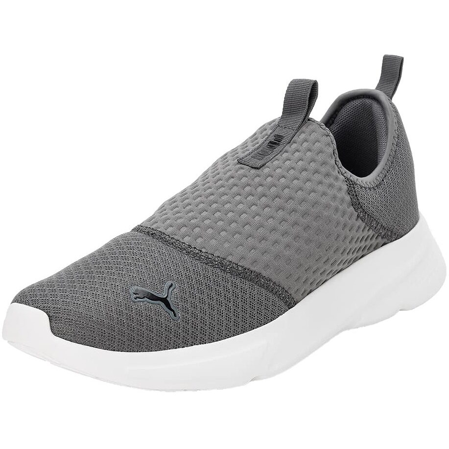Puma Mens Melanite Slip on Cool Dark Gray-Black-White Sneaker - 9 UK (39185802)