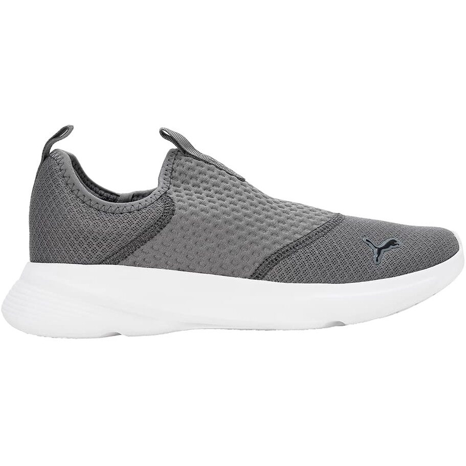 Puma Mens Melanite Slip on Cool Dark Gray-Black-White Sneaker - 9 UK (39185802)