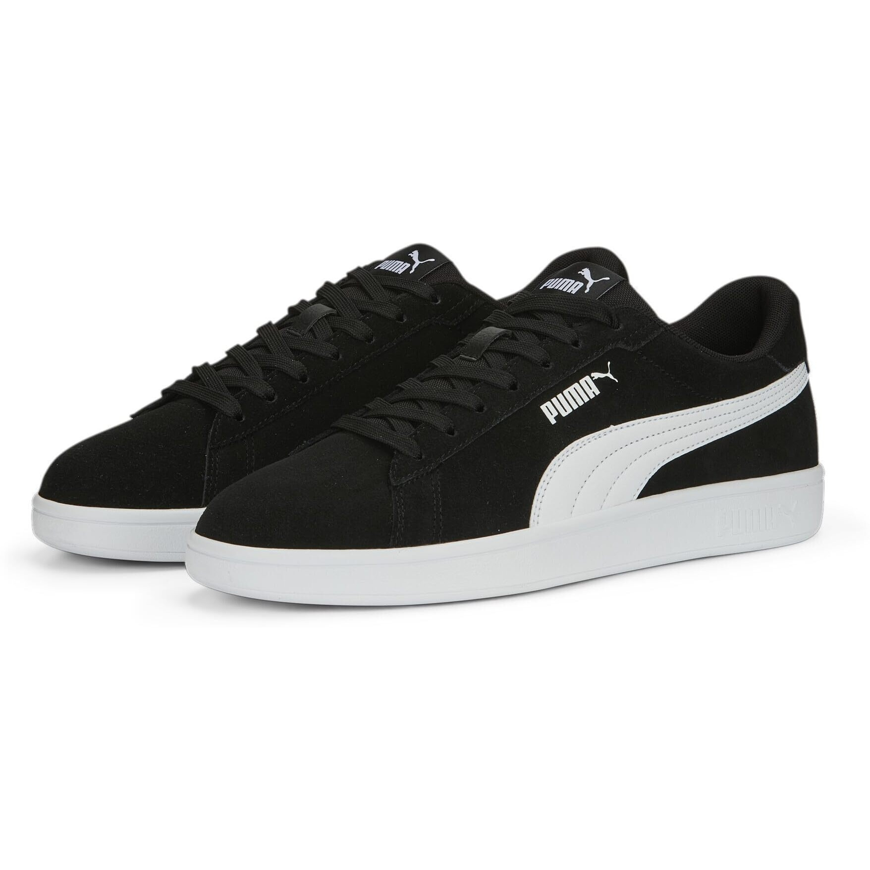 Puma Unisex-Adult Smash 3.0 Black-White Sneaker - 9UK (39523101)