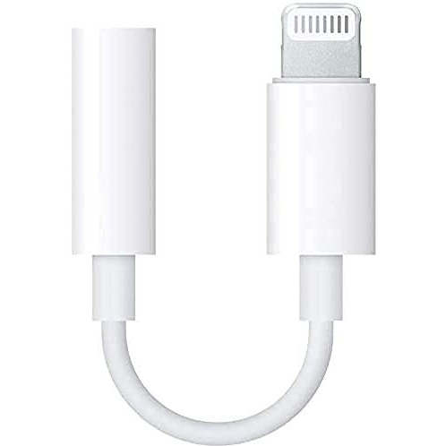 Sounce 3.5 mm Headphone Jack Adapter Connector Supported Music Control and Calling Function Audio Adapter for Phone Xs MAX/XR/X/8/7/Plus/6S/6/SE/5S/5C/Pad/and More (White