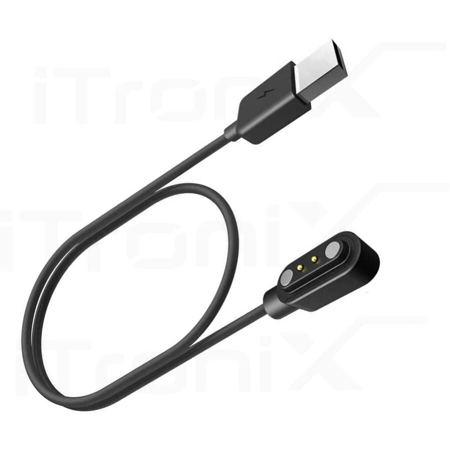 iTronix Charging Cable Suitable for Boat Storm/Storm 1.3" Curved Display/Xtend/Xtend Pro/Xplorer/Wave Connect/Wave Beat/Wave Fit/Wave Style Smartwatches