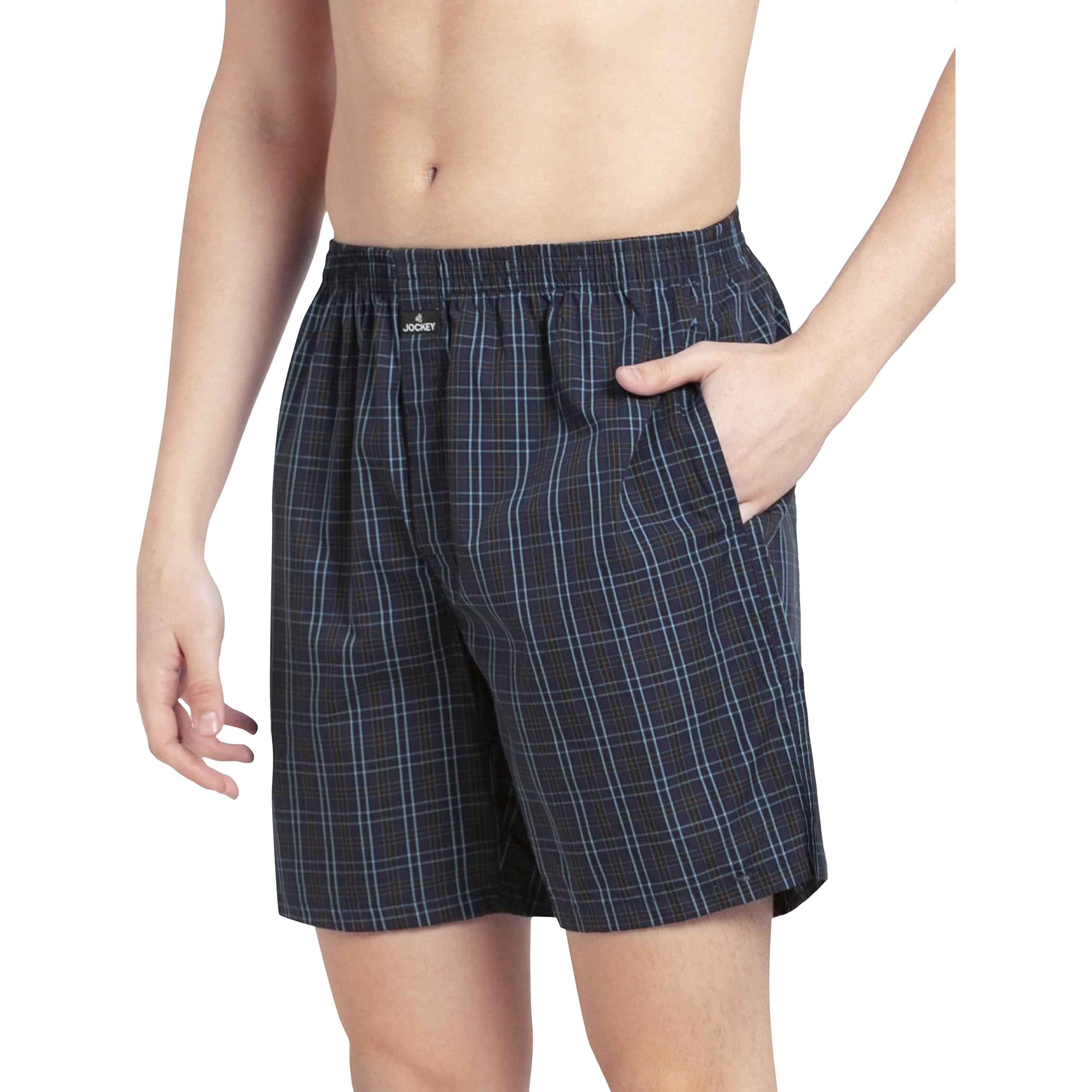 Jockey Men's Cotton Contour Brief(Pack of 1) (1223-0210-ASSTD_X-Large_Multi Colour Check10_XL)
