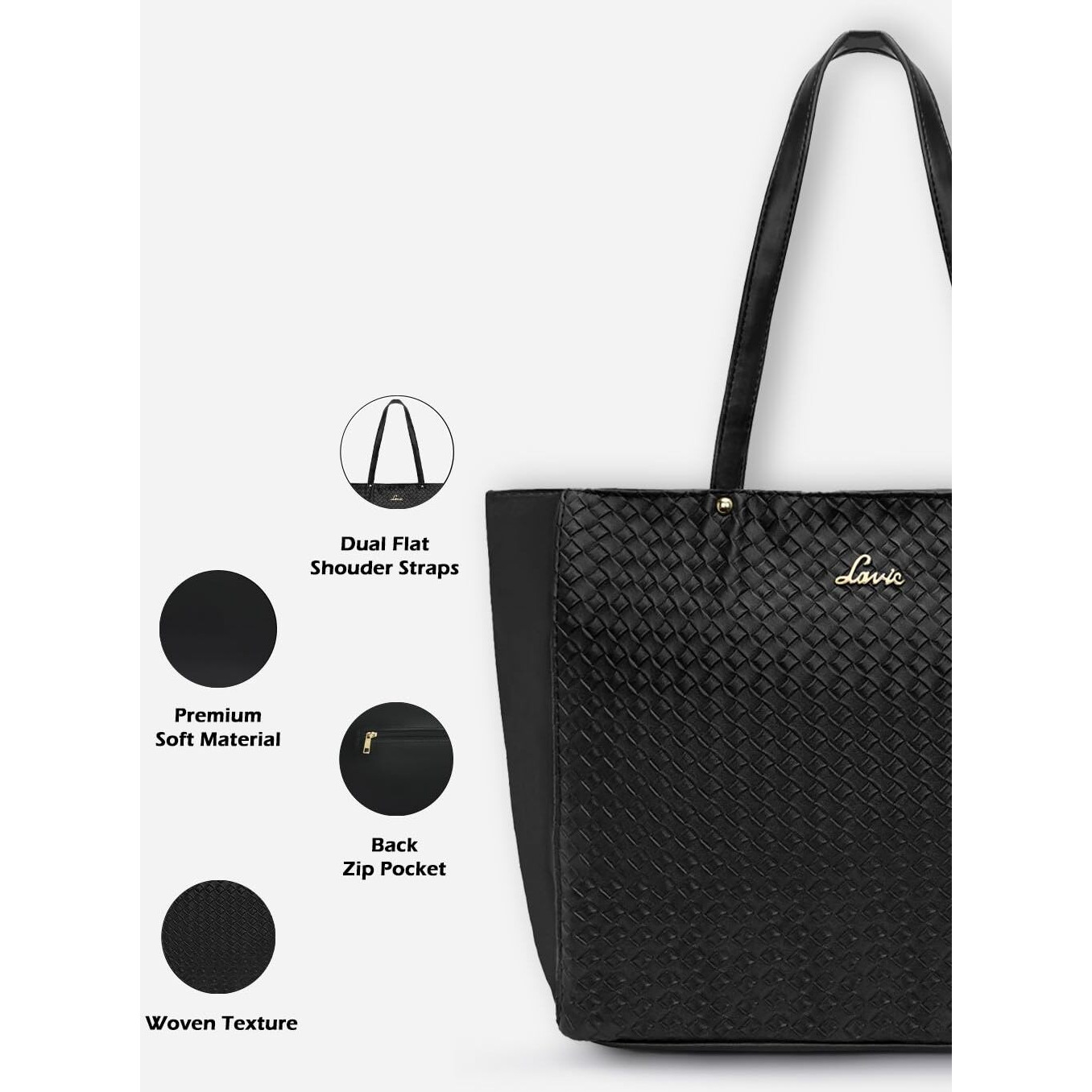 Lavie Women's Nova Tote Handbag (Black)