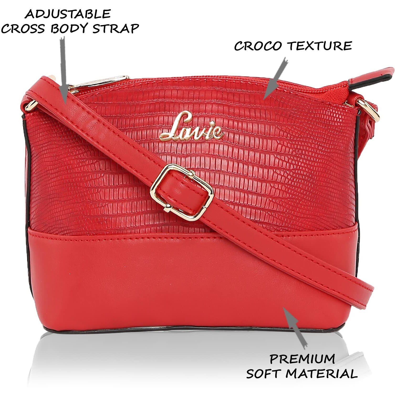 Lavie Rigel Women's Sling Bag (Red)