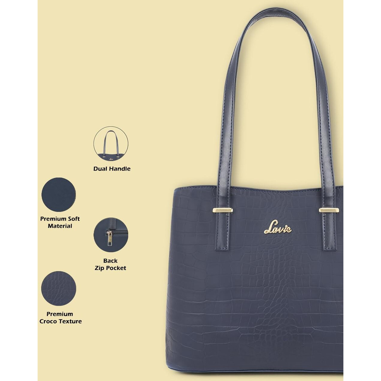 Lavie Women's Odicroc Satchel Bag | Ladies Purse Handbag