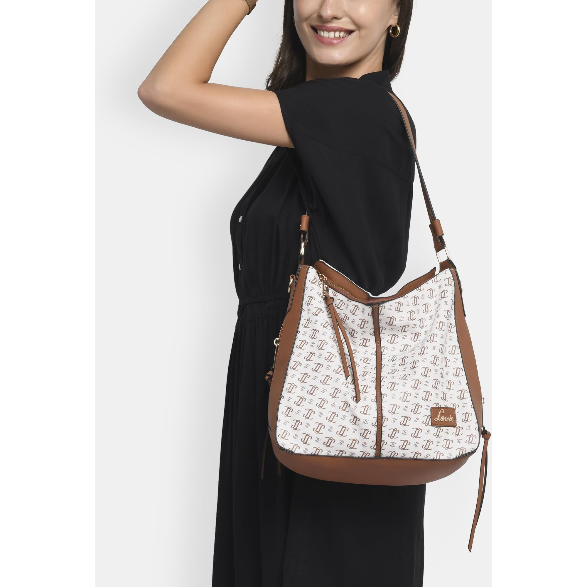 Lavie Women's Mono Clair Large Hobo Bag | Ladies Purse Handbag