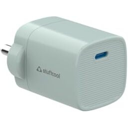 Stuffcool Nuevo PD20W Made in India Smallest Wall Charger Charges iPhones 50% in 30 Mins Perfect for Latest iPhone 15,14,13,12 (Nuevo Blue)