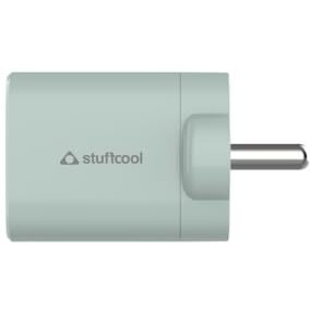 Stuffcool Nuevo PD20W Made in India Smallest Wall Charger Charges iPhones 50% in 30 Mins Perfect for Latest iPhone 15,14,13,12 (Nuevo Blue)