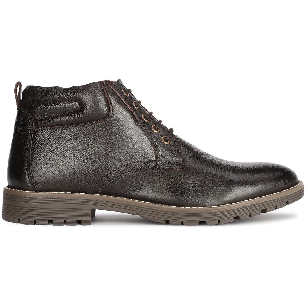Bata Mens Knox Leather Brown Boot