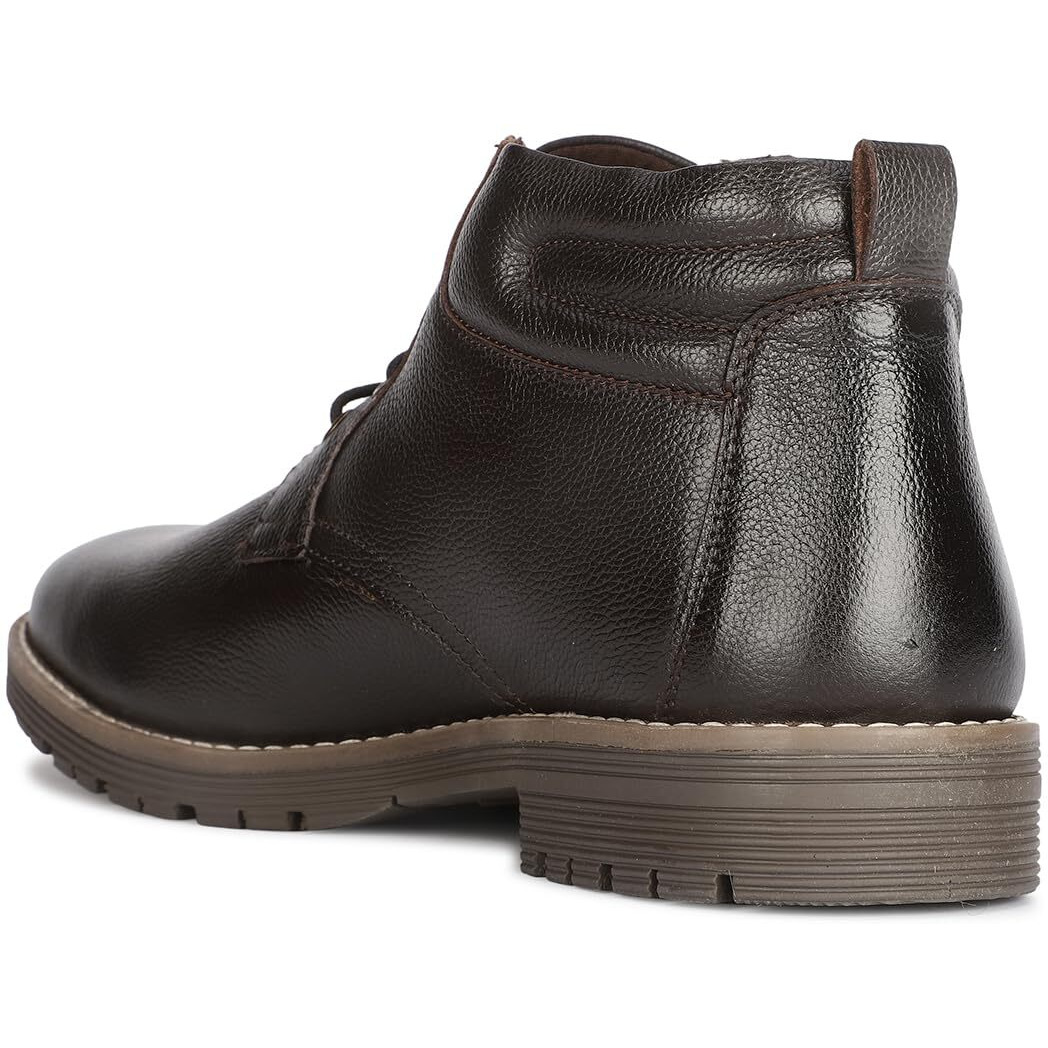 Bata Mens Knox Leather Brown Boot