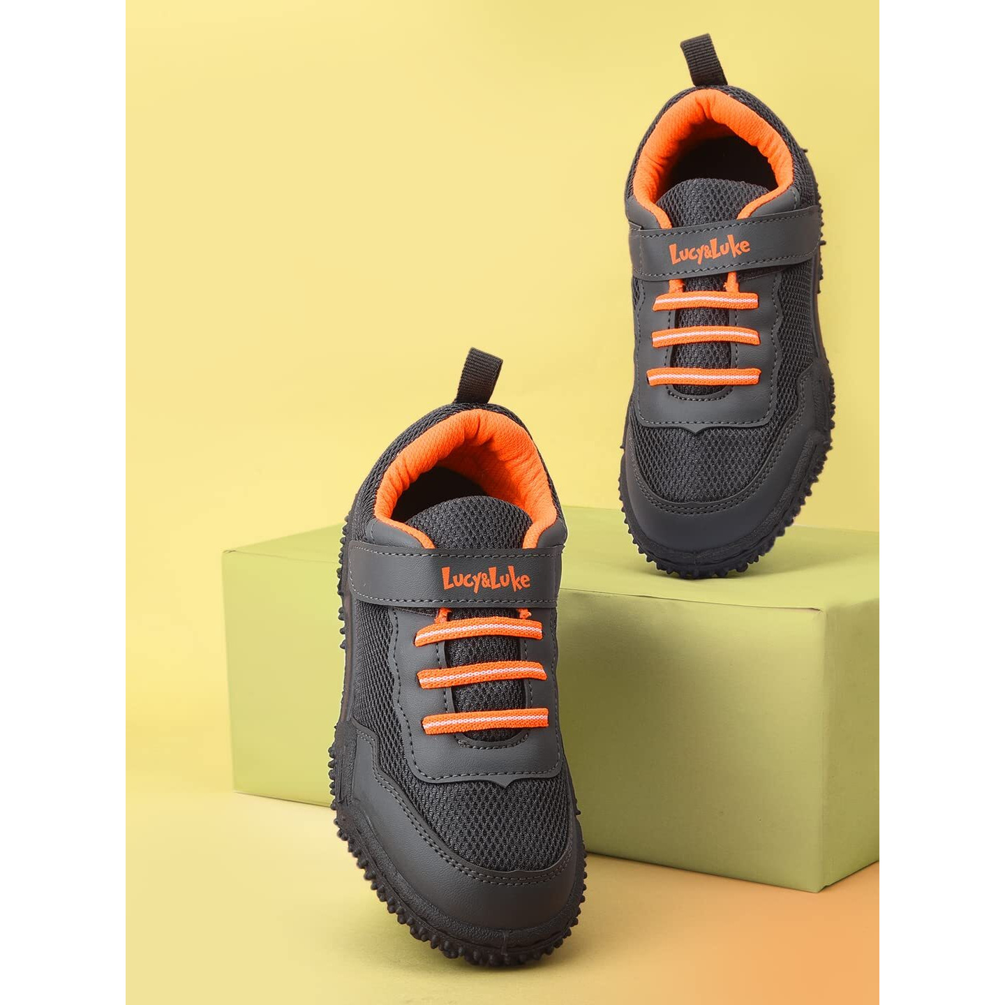Liberty Boys Quick-1 Grey Running Shoe - 10 UK (80050721)
