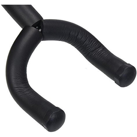 Jurez JRZ100 Guitar Wall Hanger/Mount/Holder/Hook/Stand/Rack for Acoustic/Electric/Bass Guitars, with Fittings/Accessories, Black