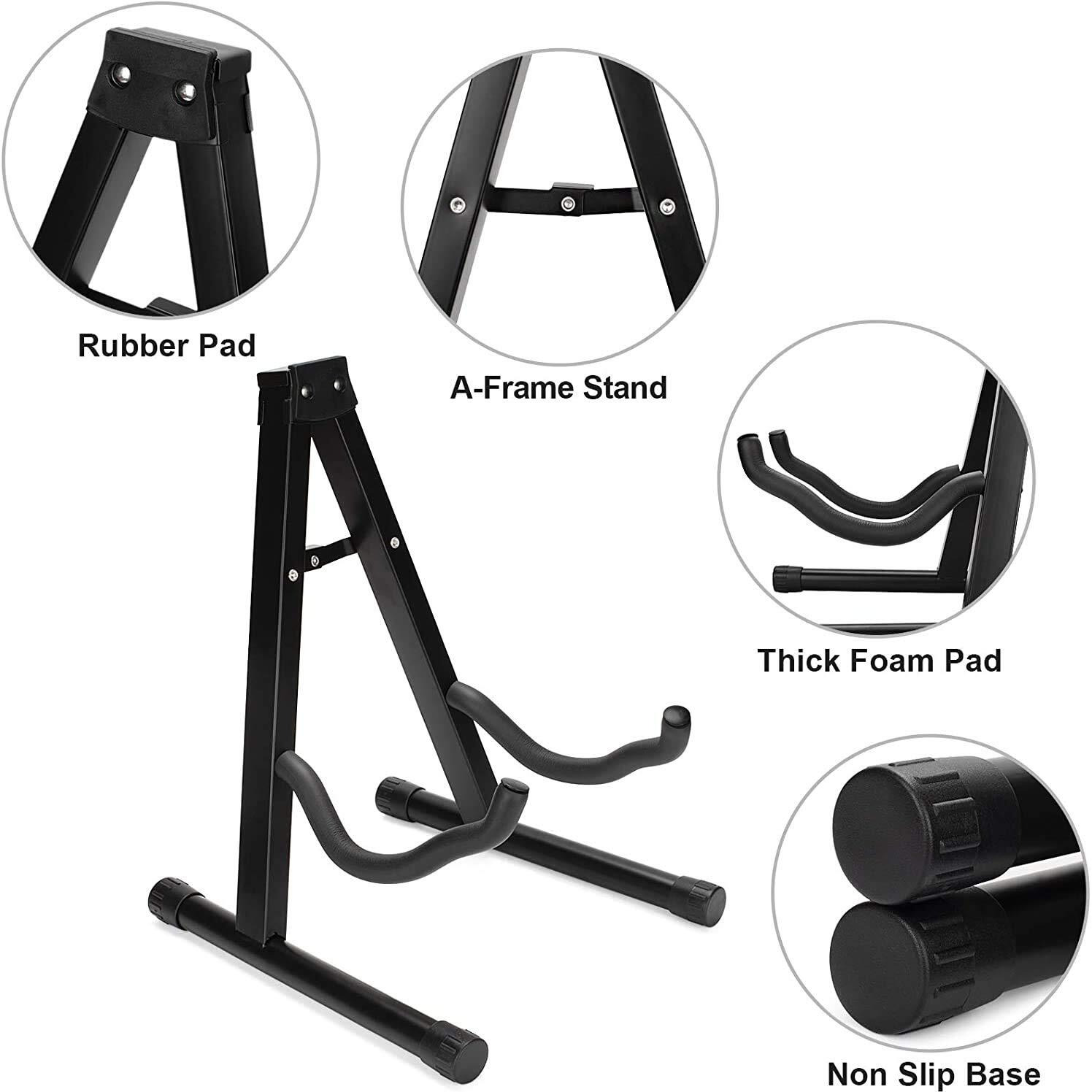 JUAREZ JRGS100 Electric, Bass, Acoustic Guitar Folding Stand