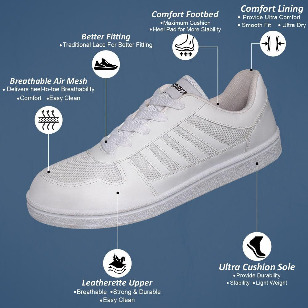 Sparx mens SM 439 | Stylish, Comfortable | White Sneaker - 9 UK (SM 439)