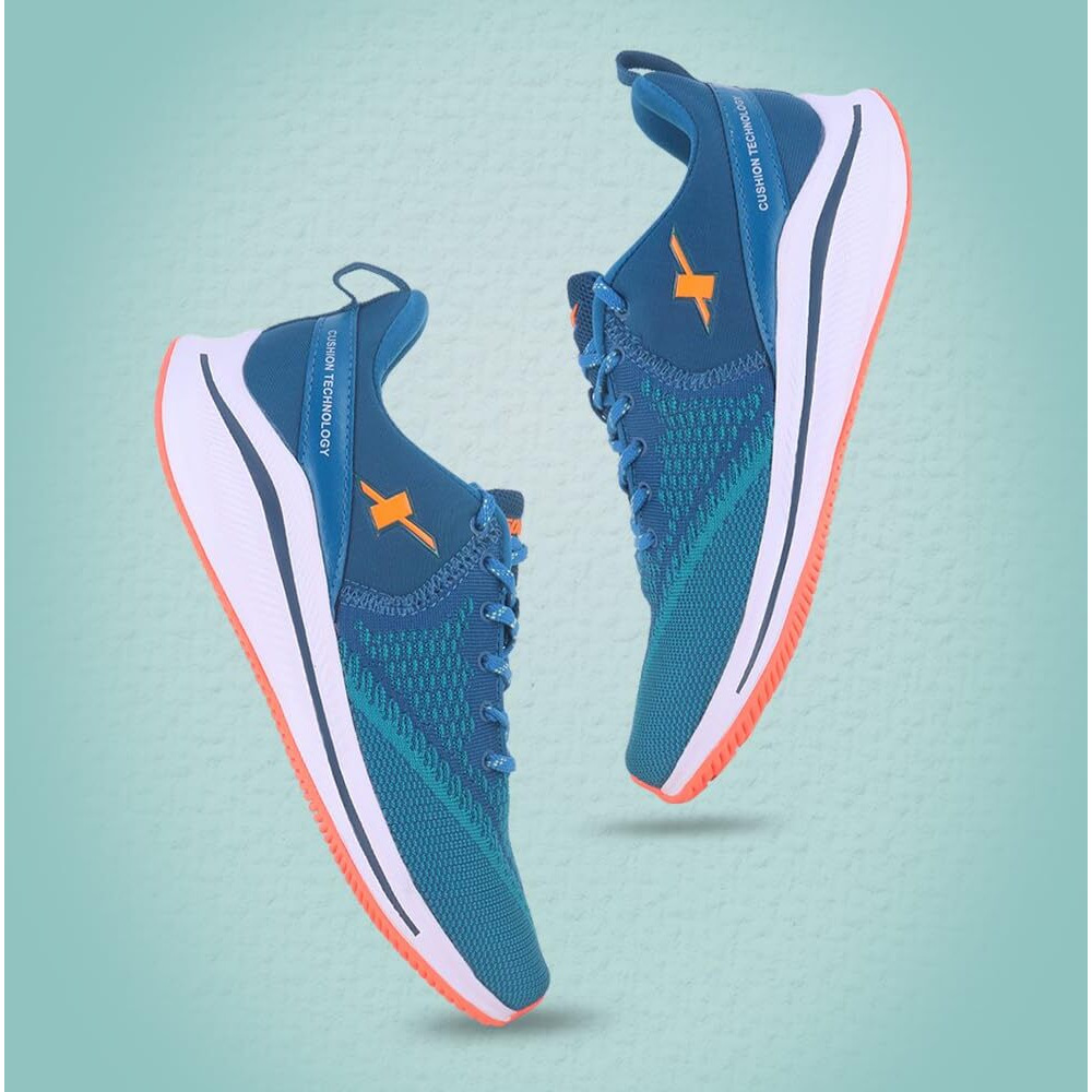 SPARX Mens SM 678 | Enhanced Durability & Soft Cushion | Blue Running Shoe - 10 UK (SM 678)