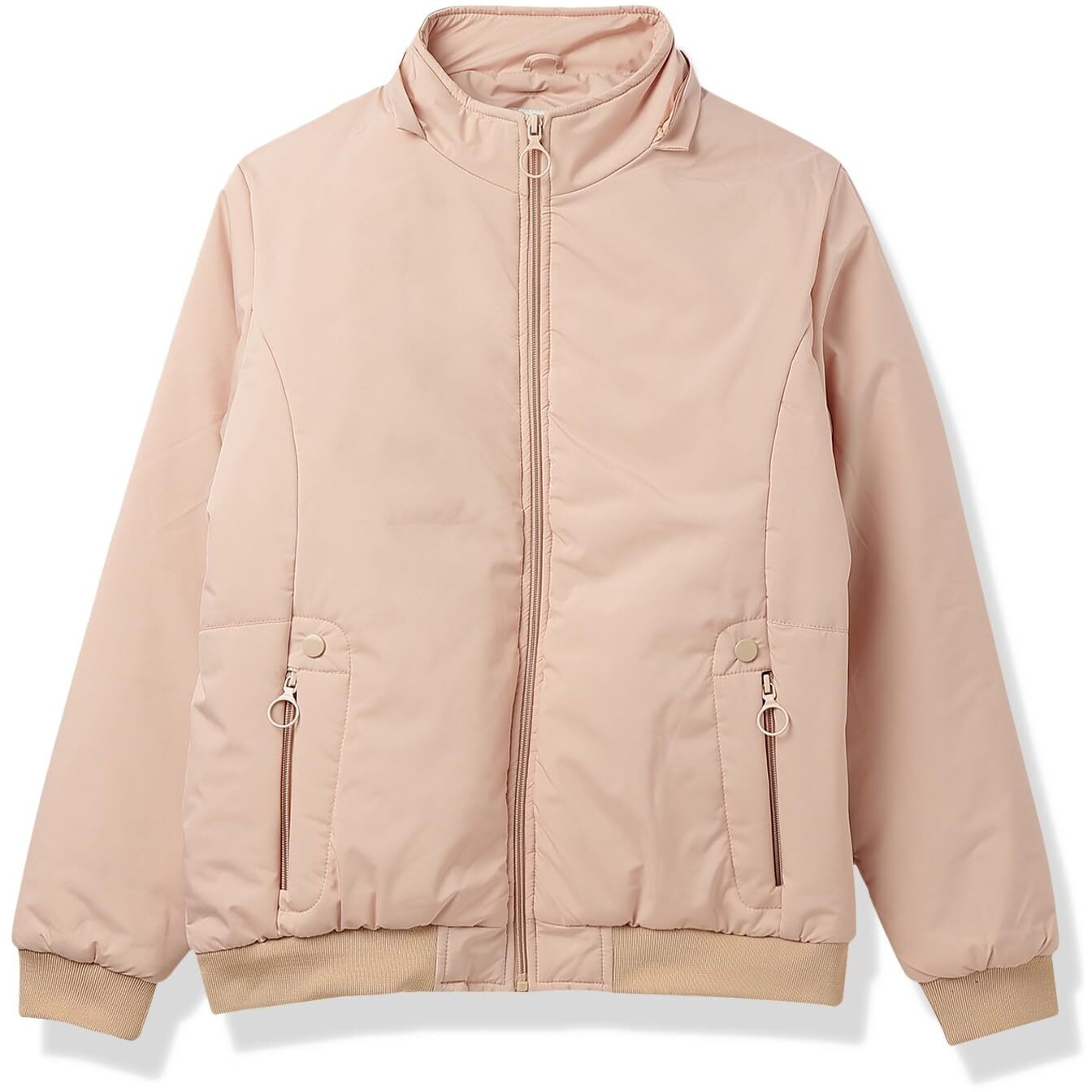 Qube By Fort Collins Women's Polyester Standard Length Parka Coat (V84301AZ_Beige Medium)